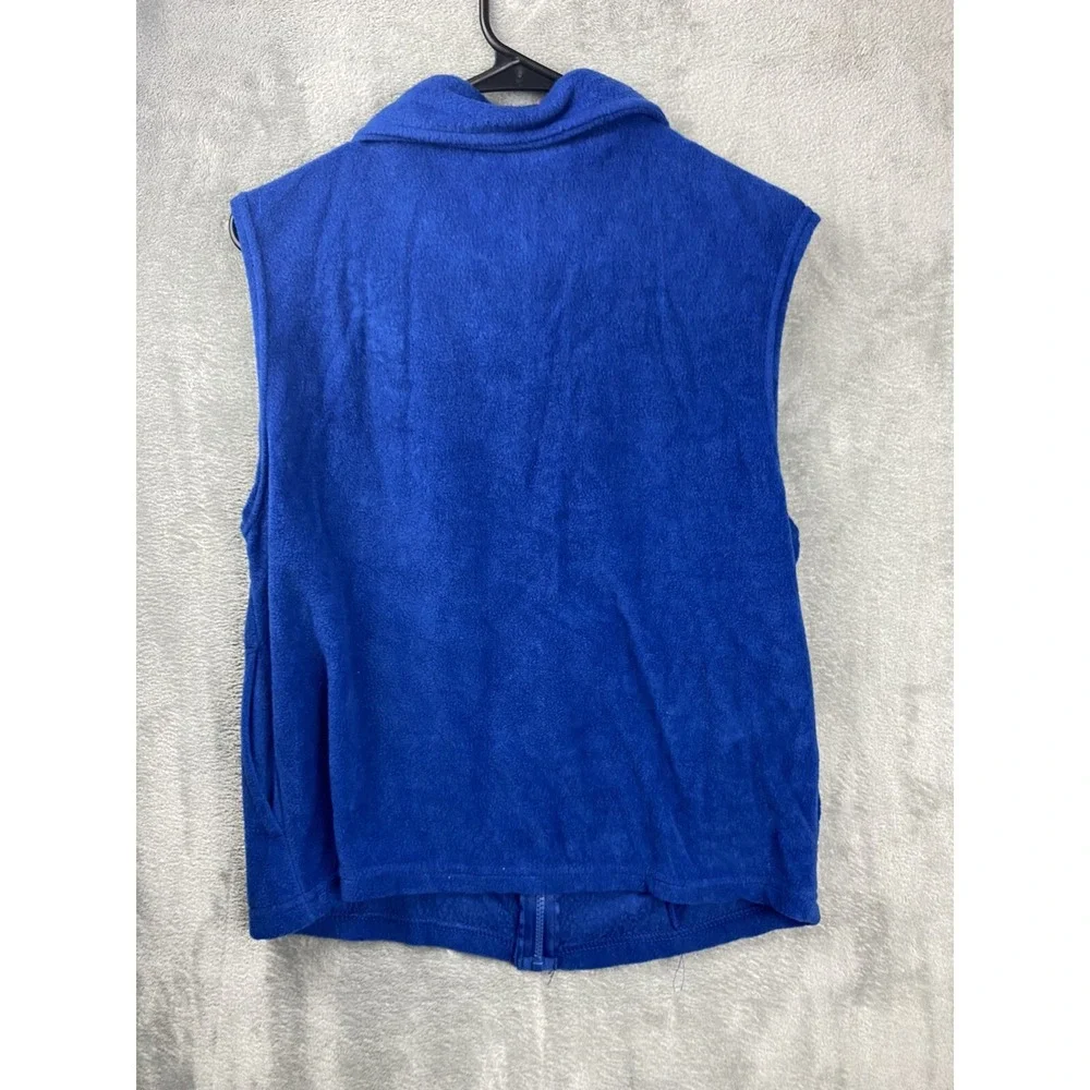 US Olympics Size Medium Blue Zip Up Vest